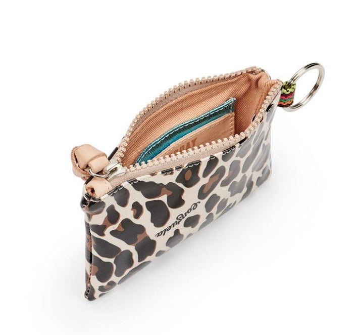Consuela Mona Brown Leopard Teeny Pouch 8618