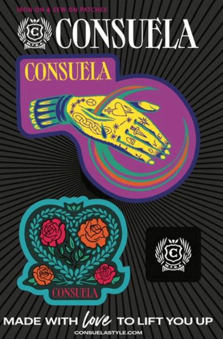 Consuela Iron on or Sew on Patches