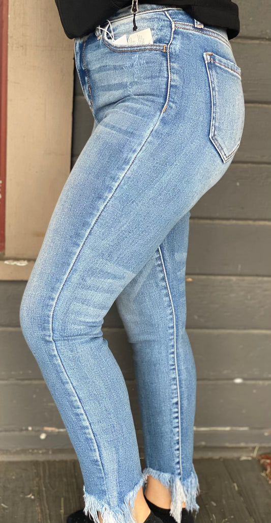 High Rise Skinny Crop Jeans