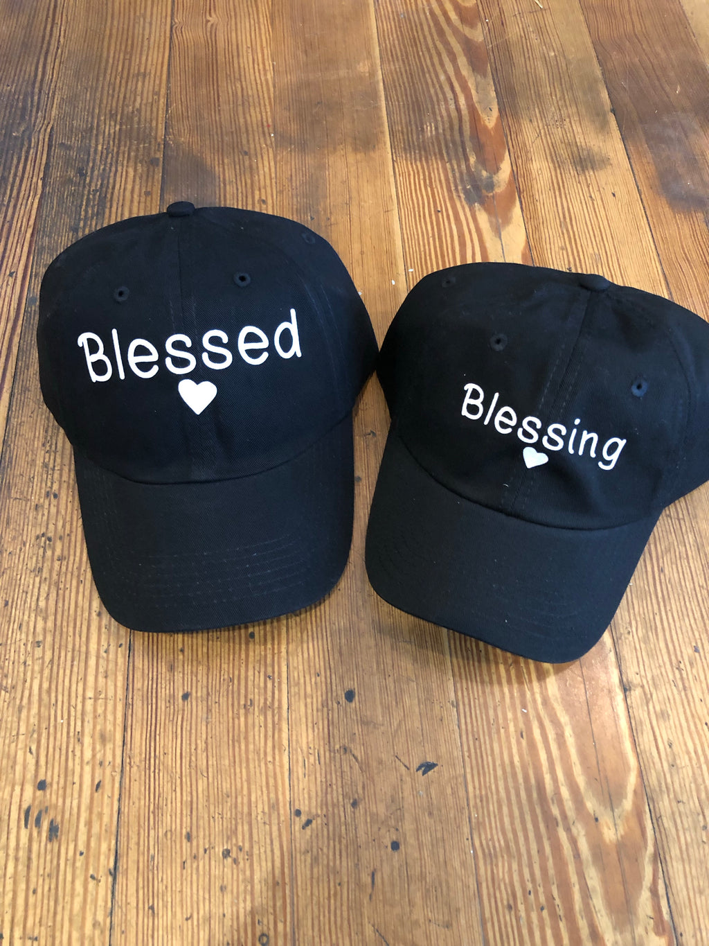 Mommy and Me Black Caps