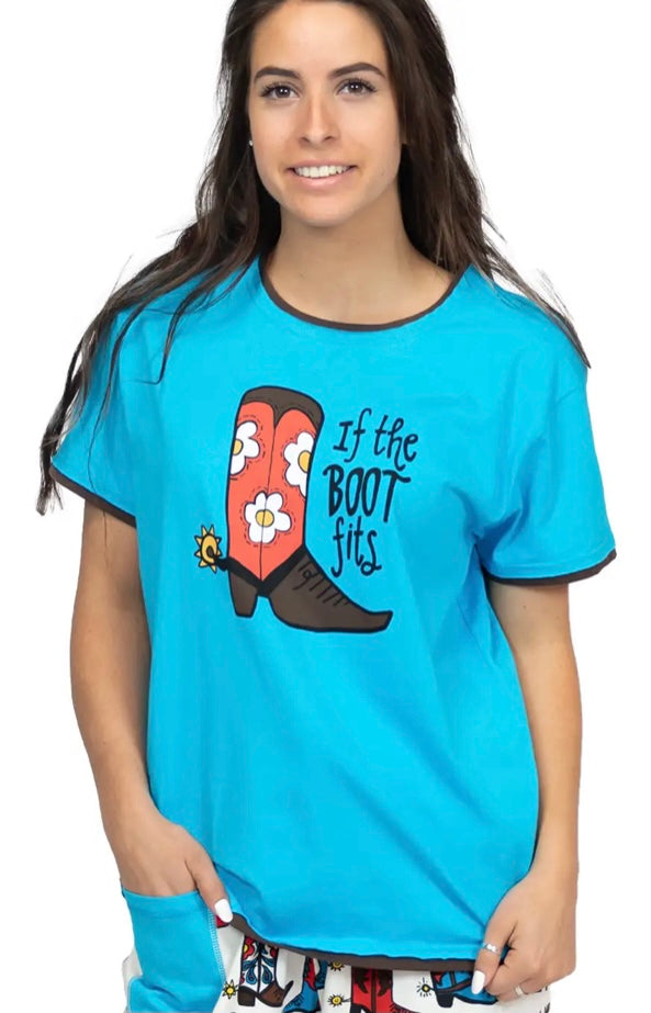 If The Boot Fits PJ Tee
