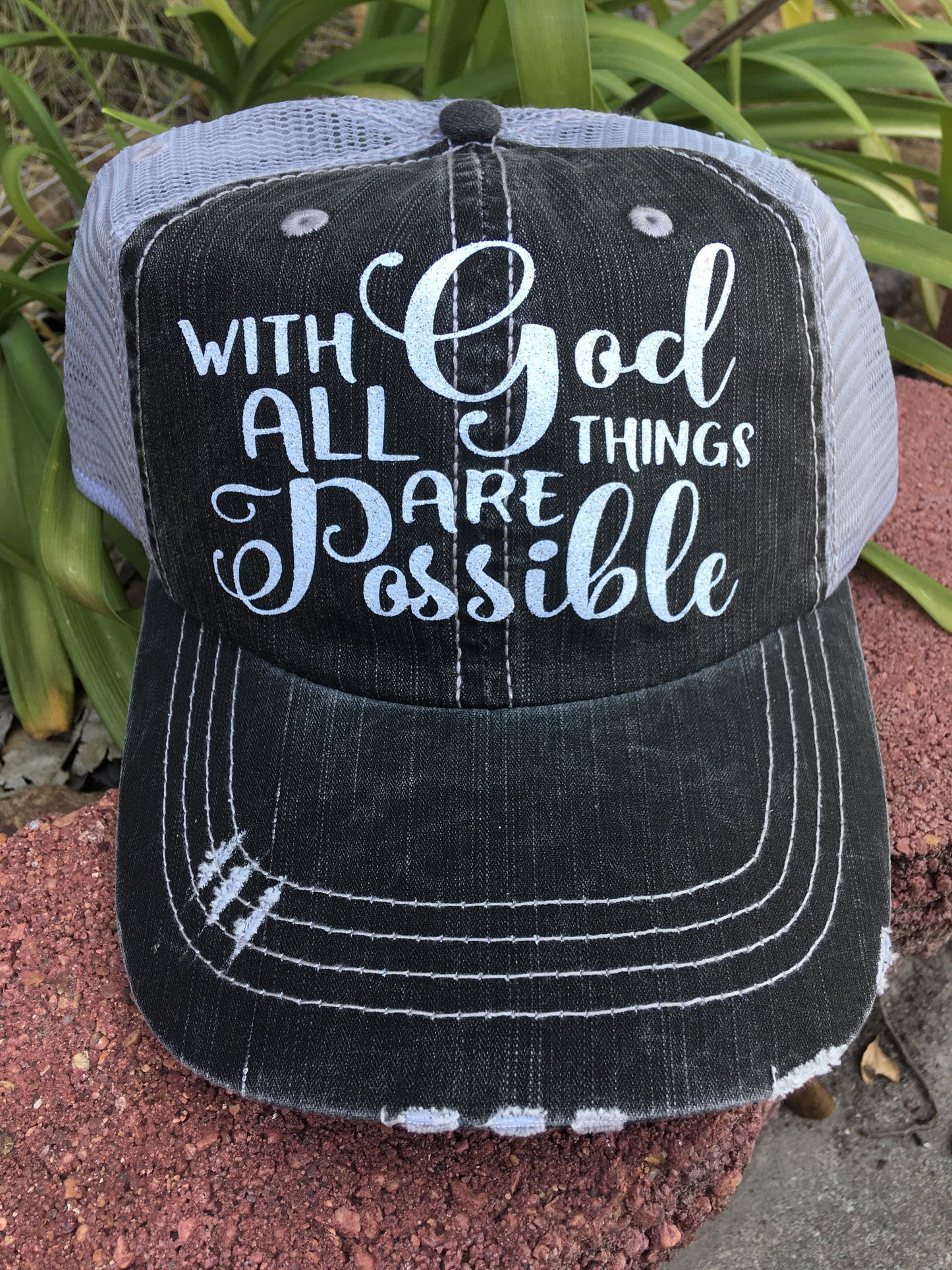 With God All Things are Possible Cap