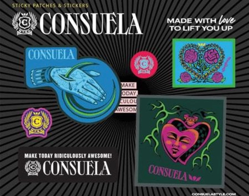 Consuela Sticky Patches and Stickers