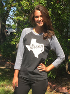 Hurricane Harvey Relief Baseball Shirt