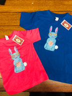 Easter Bunny Pink and Blue Infant and Youth T Shirts