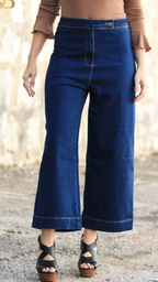 Dark Wash Culotte Capri (SIZE 18 & 20) *FINAL SALE*