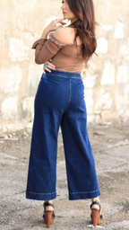 Dark Wash Culotte Capri (SIZE 18 & 20) *FINAL SALE*