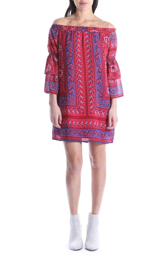 Jaida Ruffle Sleeve Dress (Medium & XL)
