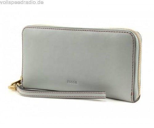 Fossil Emma Large Zip Clutch - Iron