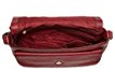 Fossil Peyton Lrg Double Flap Crossbody in Wine