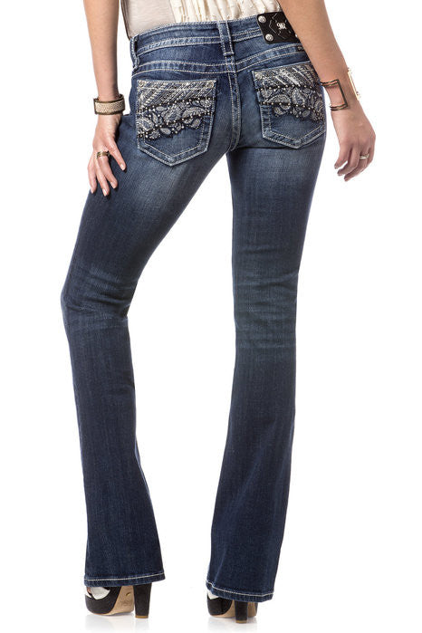 Pocket of Paisley Boot Cut