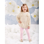 Lurex Knit Poncho Sweater