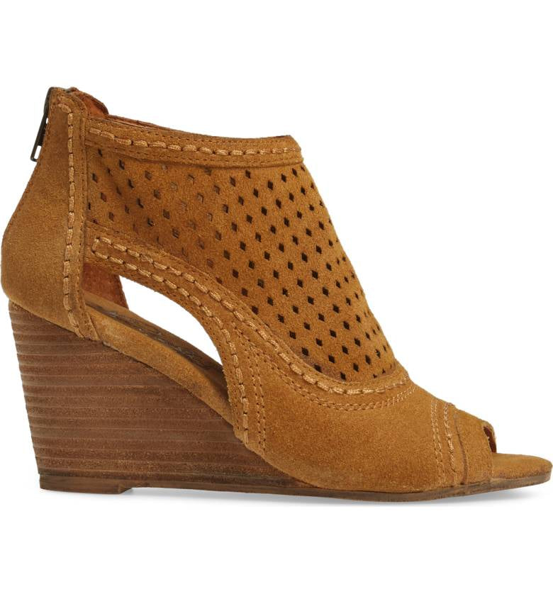 Sharon Perforated Wedge Sandal