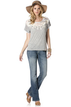 Winging It Border Boot Cut Jeans