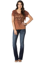 Miss Me Glitzerland Flap Boot Cut Jeans