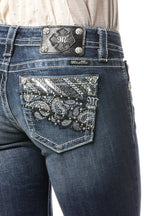 Pocket of Paisley Boot Cut